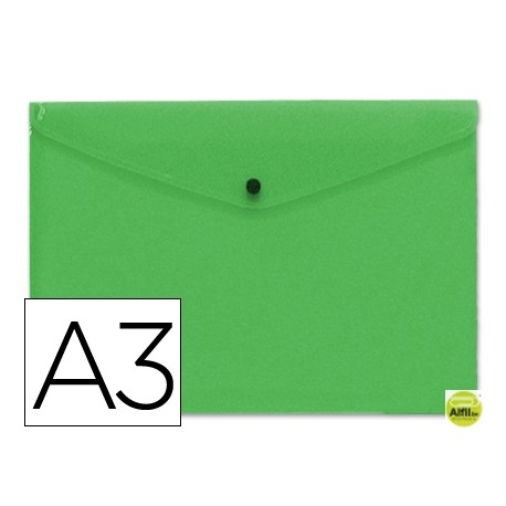 CARPETA BEAUTONE DOSSIER BROCHE 44243 POLIPROPILENO DIN A3 VERDE -SERIE FROSTY