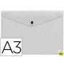 CARPETA BEAUTONE DOSSIER BROCHE 44244 POLIPROPILENO DIN A3 INCOLORA -SERIE FROSTY