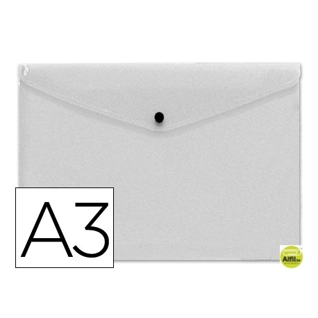 CARPETA BEAUTONE DOSSIER BROCHE 44244 POLIPROPILENO DIN A3 INCOLORA -SERIE FROSTY