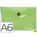 CARPETA BEAUTONE DOSSIER BROCHE 44233 POLIPROPILENO DIN A6 VERDE -SERIE FROSTY