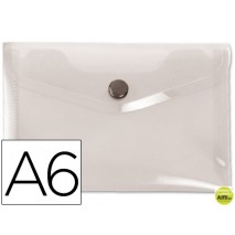CARPETA BEAUTONE DOSSIER BROCHE 44234 POLIPROPILENO DIN A6 INCOLORA -SERIE FROSTY