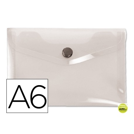 CARPETA BEAUTONE DOSSIER BROCHE 44234 POLIPROPILENO DIN A6 INCOLORA -SERIE FROSTY