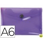 CARPETA BEAUTONE DOSSIER BROCHE 44236 POLIPROPILENO DIN A6 VIOLETA -SERIE FROSTY
