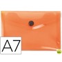 CARPETA BEAUTONE DOSSIER BROCHE 44221 POLIPROPILENO DIN A7 NARANJA -SERIE FROSTY
