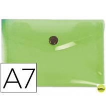 CARPETA BEAUTONE DOSSIER BROCHE 44223 POLIPROPILENO DIN A7 VERDE -SERIE FROSTY