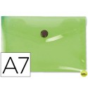 CARPETA BEAUTONE DOSSIER BROCHE 44223 POLIPROPILENO DIN A7 VERDE -SERIE FROSTY