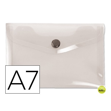 CARPETA BEAUTONE DOSSIER BROCHE 44224 POLIPROPILENO DIN A7 INCOLORA -SERIE FROSTY