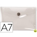 CARPETA BEAUTONE DOSSIER BROCHE 44224 POLIPROPILENO DIN A7 INCOLORA -SERIE FROSTY