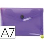 CARPETA BEAUTONE DOSSIER BROCHE 44226 POLIPROPILENO DIN A7 VIOLETA -SERIE FROSTY