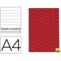 BLOC ESPIRAL LIDERPAPEL A4 MICRO MULTILIDER TAPA FORRADA 140H 70G HORIZONTAL 5 BANDAS 4 TALADROS. RO