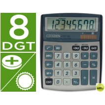 CALCULADORA CITIZEN SOBREMESA CDC-80 8 DIGITOS PLATA