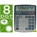 CALCULADORA CITIZEN SOBREMESA CDC-80 8 DIGITOS PLATA