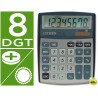 CALCULADORA CITIZEN SOBREMESA CDC-80 8 DIGITOS PLATA