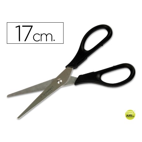 TIJERA OFICINA Q-CONNECT INOXIDABLE 7" -17 CM -BLISTER