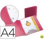 CARPETA BEAUTONE 2 ANILLAS REDONDAS MINI 15 MM 49070 POLIPROPILENO DIN A4 ROJA