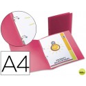 CARPETA BEAUTONE 2 ANILLAS REDONDAS MINI 15 MM 49070 POLIPROPILENO DIN A4 ROJA
