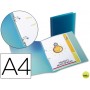 CARPETA BEAUTONE 2 ANILLAS REDONDAS MINI 15 MM 49072 POLIPROPILENO DIN A4 AZUL