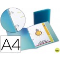 CARPETA BEAUTONE 2 ANILLAS REDONDAS MINI 15 MM 49072 POLIPROPILENO DIN A4 AZUL