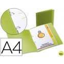 CARPETA BEAUTONE 2 ANILLAS REDONDAS MINI 15 MM 49073 POLIPROPILENO DIN A4 VERDE