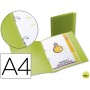 CARPETA BEAUTONE 2 ANILLAS REDONDAS MINI 15 MM 49073 POLIPROPILENO DIN A4 VERDE