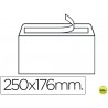 SOBRE LIDERPAPEL BLANCO B5 SOLAPA RECTA 176X250 MM TIRA DE SILICONA