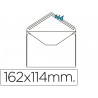 SOBRE LIDERPAPEL N.21 BLANCO C6 114X162 MM ENGOMADO SOLAPA DE PICO