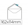 SOBRE LIDERPAPEL N.21 BLANCO C6 114X162 MM ENGOMADO SOLAPA DE PICO