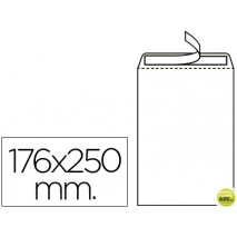 SOBRE LIDERPAPEL BOLSA N.15 BLANCO B5 176X250 MM TIRA DE SILICONA