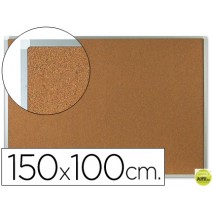PIZARRA CORCHO Q-CONNECT MARCO DE ALUMINIO 150X100 CM EXTRA CORCHO 5 MM