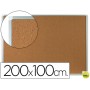 PIZARRA CORCHO Q-CONNECT MARCO DE ALUMINIO 200X100 CM EXTRA CORCHO 5 MM