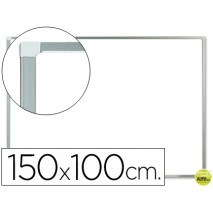 PIZARRA BLANCA Q-CONNECT LAMINADA MARCO DE ALUMINIO 150X100 CM