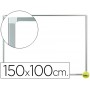 PIZARRA BLANCA Q-CONNECT LAMINADA MARCO DE ALUMINIO 150X100 CM