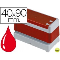 SELLO AUTOMATICO BROTHER 40 MM. X 90 MM ROJO