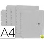 CARPETA BEAUTONE DOSSIER BROCHE 36664 POLIPROPILENO DIN A4 PACK DE 5 INCOLORAS TRANSPARENTES MULTITA