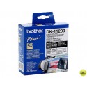 ETIQUETA ADHESIVA BROTHER DK11203 -TAMAÑO 17X87 MM PARA IMPRESORAS DE ETIQUETAS QL -300 ETIQUETAS-