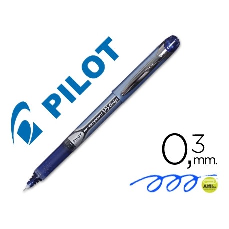 ROTULADOR PILOT PUNTA AGUJA V-5 GRIP AZUL 0.5 MM