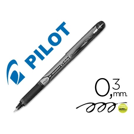 ROTULADOR PILOT PUNTA AGUJA V-5 GRIP NEGRO 0.5 MM
