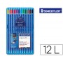 LAPICES DE COLORES STAEDTLER ERGOSOFT ACUARELABLE ESTUCHE DE 12 COLORES