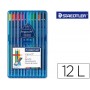 LAPICES DE COLOR STAEDTLER ERGOSOFT ESTUCHE 12 COLORES