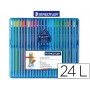 LAPICES DE COLORES STAEDTLER ERGOSOFT ESTUCHE 24 COLORES