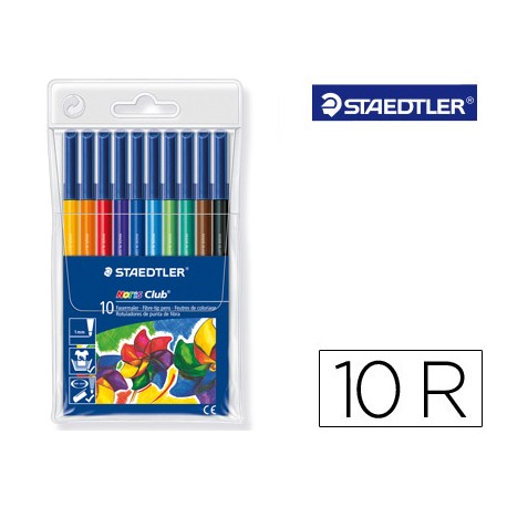 ROTULADOR STAEDTLER NORIS CL UB ESTUCHE DE 10 COLORES
