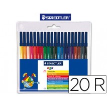 ROTULADOR STAEDTLER NORIS CLUBESTUCHE DE 20 COLORES
