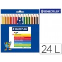 LAPICES DE COLORES STAEDTLER NORIS CLUB CAJA DE 24 COLORES SLIM