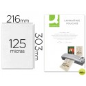 BOLSA DE PLASTIFICAR Q-CONNECT-303 X 216 MM -125 MC DIN A4 MATE SIN REFLEJOS