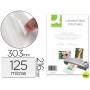BOLSA DE PLASTIFICAR Q-CONNECT-303 X 216 MM -125 MC DIN A4 AUTOADHESIVAS