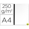 TAPA DE ENCUADERNACION Q-CONNECT CARTON DIN A4 BLANCO SIMIL PIEL