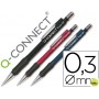 PORTAMINAS Q-CONNECT KAPPA -SUJECION DE CAUCHO 0.3 MM