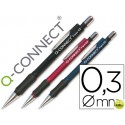 PORTAMINAS Q-CONNECT KAPPA -SUJECION DE CAUCHO 0.3 MM