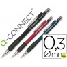 PORTAMINAS Q-CONNECT KAPPA -SUJECION DE CAUCHO 0.3 MM
