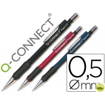 PORTAMINAS Q-CONNECT KAPPA -SUJECION DE CAUCHO 0.5 MM